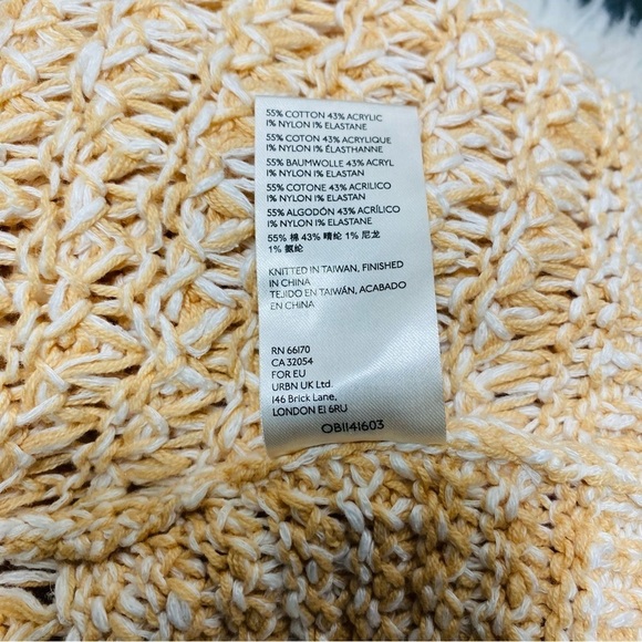 Free People Coconut Loose Weave Oversized Knit Pullover Sweater Sz-Small - Picture 8 of 9